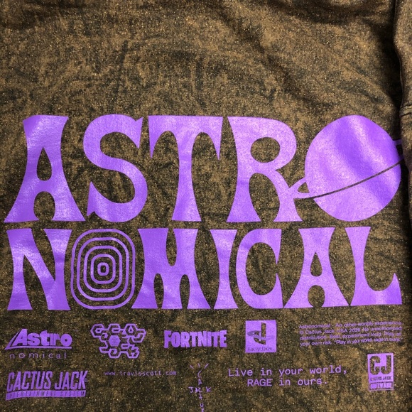 Travis Scott FORTNITE “TheScottsWorldEvent” Hoodie - Picture 7 of 7